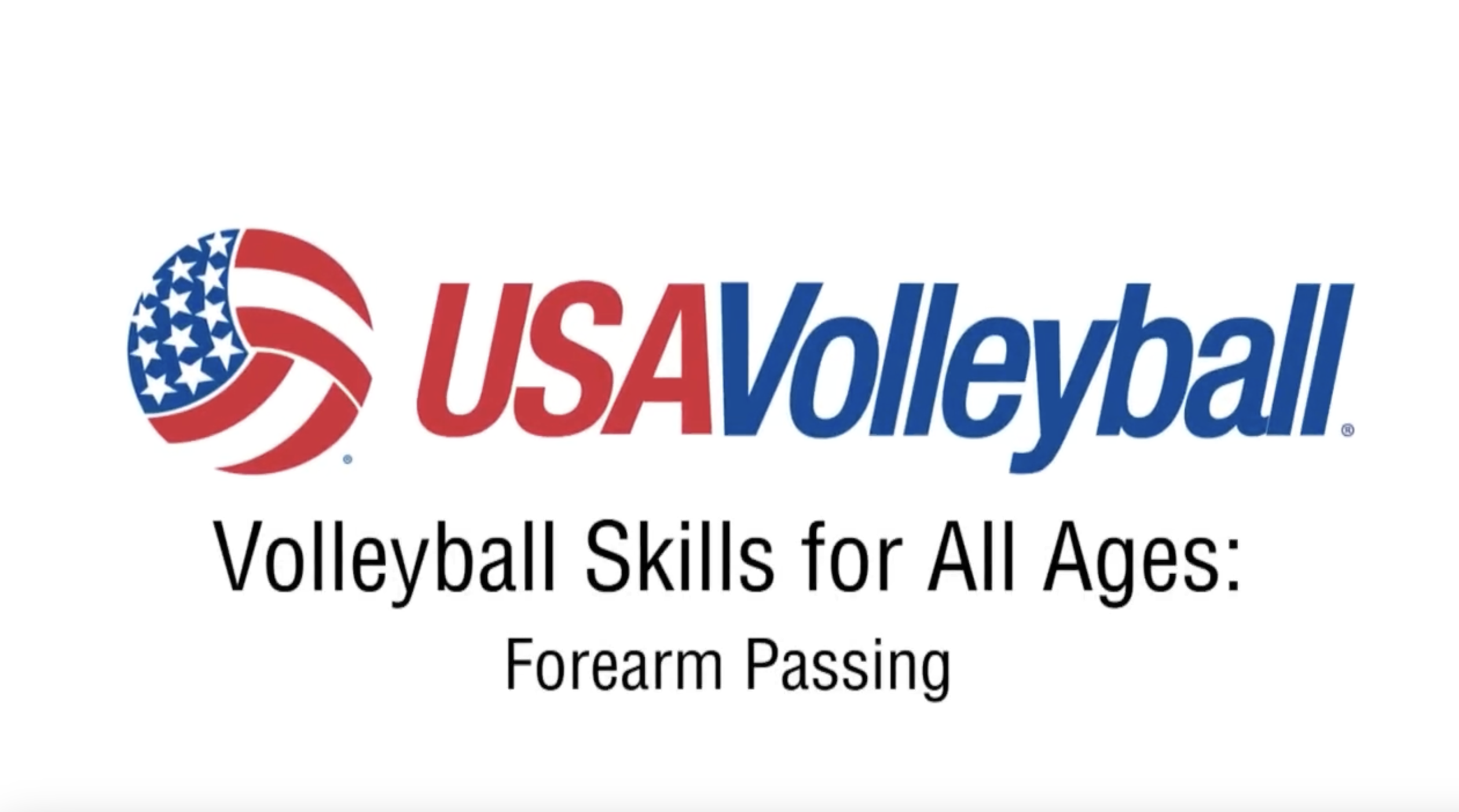 Volleyball Skills For All Ages Forearm Passing